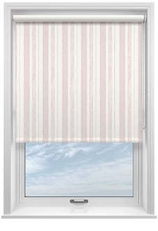 Shabby Chic by Rachel Ashwell Watercolour Stripe (Blackout), Blush - Twist&Fit Roller Blind